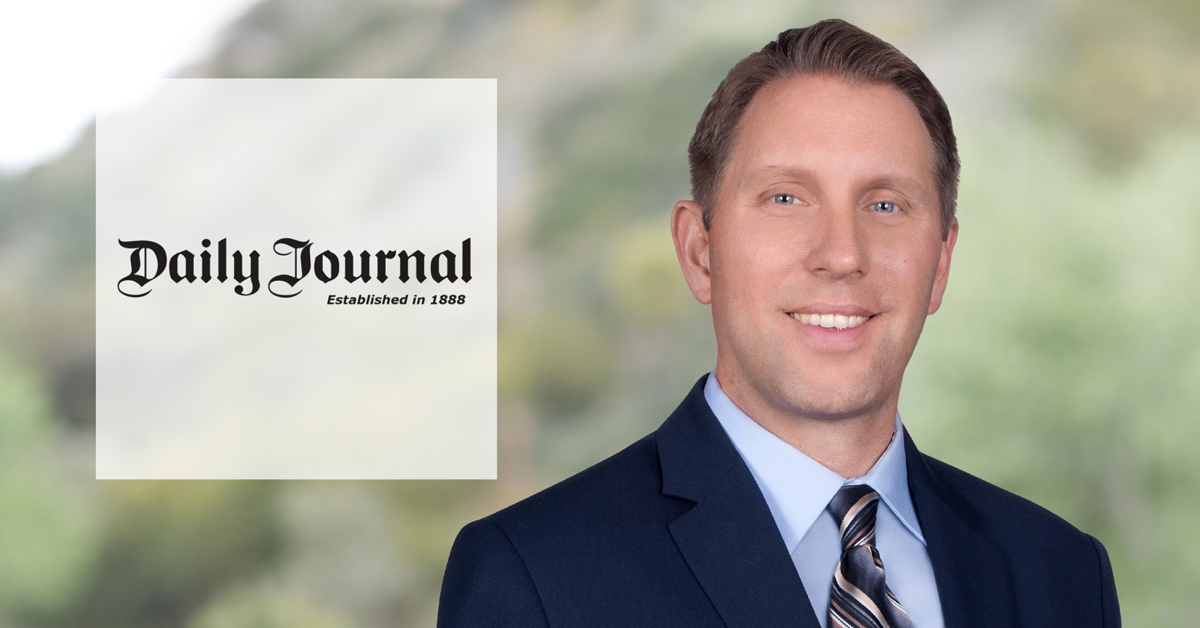 Daily Journal Names Troutman Pepper Partner Ben Wagner Among 2024’s Top ...