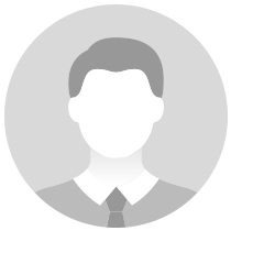 black and white icon image of nondescript person with collared shirt and tie and short hair